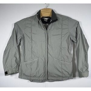 Nike Men's Golf Clima Fit‎ Nylon Blend Mens Full Zip Jacket Gray Sz Sm